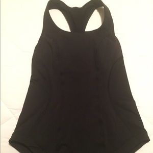 Black Lululemon racerback top size 2/XS